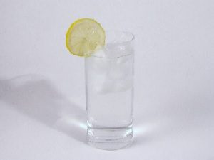 Water with Lemon Slice